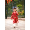 Áo dài tết An Khang đỏ cho anh em và trẻ em, chất Tafta mềm mịn, đủ size, giảm còn 205.000₫ 4