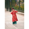 Áo dài tết An Khang đỏ cho anh em và trẻ em, chất Tafta mềm mịn, đủ size, giảm còn 205.000₫ 8