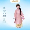 Áo Dài Tết Bé Gái A&V KIDS Gấm Tơ Hoa Chìm Cổ Tròn Dáng Rộng Sang Chảnh 300k 9