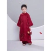 Áo dài tết bé gái hồng hạc + set quần lụa, váy xinh 199k – Giá ưu đãi