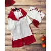 Áo Dài Tết Bé Gái Mẫu Mới 2.025 Xinh Xắn Tặng Khăn KS HƯƠNG BABY D04 6