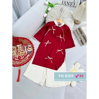 Áo dài Tết bé gái mẫu mới thiết kế cao cấp 12‑40kg, xinh xắn, giá chỉ 249.900₫ 4 Áo dài Tết bé gái mẫu mới thiết kế cao cấp 12‑40kg, xinh xắn, giá chỉ 249.900₫ 4
