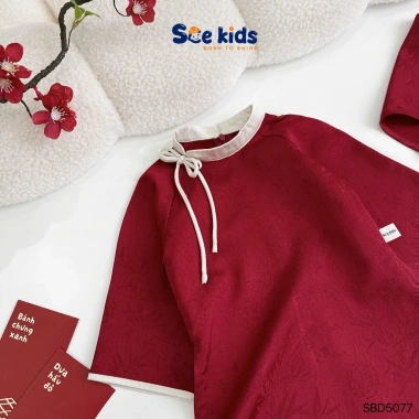 Áo Dài Tết Bé Gái Size 8-28kg Phối Nơ, Họa Tiết In Chìm - Tặng Khăn, Giá 385.000 7 Áo Dài Tết Bé Gái Size 8-28kg Phối Nơ, Họa Tiết In Chìm - Tặng Khăn, Giá 385.000 7