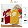 Áo Dài Tết Bé Trai 12-23kg Thêu Hình Chất Nhung Chéo - Giá ưu đãi 169k ROSY KIDS