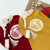 Áo Dài Tết Bé Trai 12-23kg Thêu Hình Chất Nhung Chéo - Giá ưu đãi 169k ROSY KIDS 3