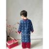 Áo Dài Tết bé trai 2.026 chất nhung mềm họa tiết hoa văn cổ điển, giảm giá 269k 4