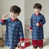 Áo Dài Tết Bé Trai CELINA BT6 Cách Tân Lụa Gấm Mềm Mịn Kèm Quần Giá 299.000 VNĐ 10
