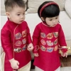 Áo dài Tết bé trai & gái Dung Kids - Thiết kế cổ truyền con giáp, size 1‑10 tuổi, chất liệu mềm mại, đồ Tết giá ưu đãi 192k