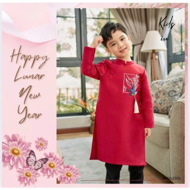 Áo dài tết bé trai Kids IU 2.026 - Thiết kế thanh lịch, giá ưu đãi 399.000₫