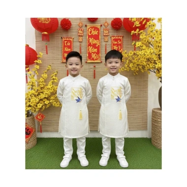 Áo dài tết bé trai Kids IU 2.026 - Thiết kế thanh lịch, giá ưu đãi 399.000₫ 2
