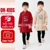 Áo dài tết bé trai màu đỏ kem thêu hạc mẫu OH KIDS OH25 - Giá 175.000 VND