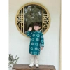 Áo dài Tết bé trai PT17 cách tân tafta mềm mịn thêu họa tiết cúc đính lịch thiệp 175k 5