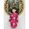 Áo dài Tết bé trai PT17 cách tân tafta mềm mịn thêu họa tiết cúc đính lịch thiệp 175k 6