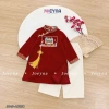 Áo Dài Tết Bé Trai Thiên Ý Phối Gấm Joeyna - Chất Cao Cấp, Size 8-23kg, Giá 375.000₫ 7