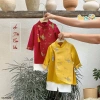 Áo dài Tết Beemo đồ Tết cho bé trai 9‑24kg – Lụa cát tường mượt, kèm quần lụa suông, chất liệu cao cấp, thiết kế sang trọng, giá giảm 234.000₫ 9