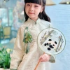 Áo dài Tết cao cấp cho bé trai & bé gái kèm quần lụa May ANJA - Giá 569k