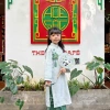 Áo dài Tết cao cấp cho bé trai & bé gái kèm quần lụa May ANJA - Giá 569k 3