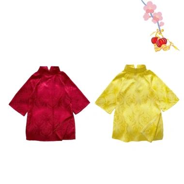 Áo Dài Tết Gấm 2 Màu Cách Tân SUMO KIDS Cho Bé Trai và Gái Size 10-27kg Giá Ưu Đãi 159k 3 Áo Dài Tết Gấm 2 Màu Cách Tân SUMO KIDS Cho Bé Trai và Gái Size 10-27kg Giá Ưu Đãi 159k 3