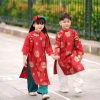 Áo Dài Tết Gia Đình Cao Cấp Màu Đỏ Truyền Thống và Hiện Đại Chụp Hình Yuripromax Giá 355.000₫ 4