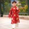 Áo Dài Tết Gia Đình Cao Cấp Màu Đỏ Truyền Thống và Hiện Đại Chụp Hình Yuripromax Giá 355.000₫ 5