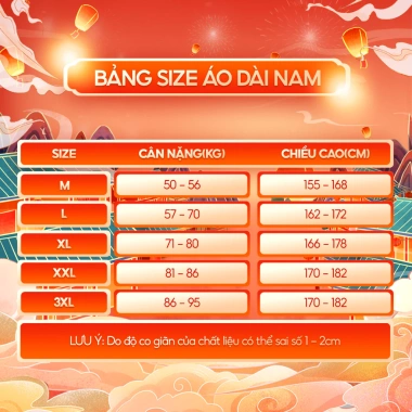 Áo dài tết gia đình đỏ tay trắng may mắn Nguyệt Hạ - AD002 160k
