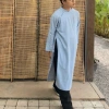 Áo Dài Tết Linen Nam Màu Xanh Nhạt Pastel – Freeship, Giá 615.120₫ (Giảm 22%) 5