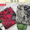 Áo dài tết nam đỏ gấm hoa cách tân cao cấp, form đứng chuẩn như hình – M.A.N giảm giá 398k 2