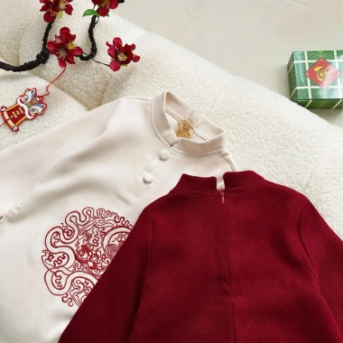 Áo Dài Tết Nhung 2.025 cho Bé Trai 10-27kg - Chất cao cấp, giá chỉ 159.000đ 6 Áo Dài Tết Nhung 2.025 cho Bé Trai 10-27kg - Chất cao cấp, giá chỉ 159.000đ 6