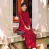 Áo Dài Tết Nữ Cách Tân Suông Tay Lỡ Phối Màu Sắc Nổi Bật Thiết Kế Quý Phái Giảm tới 400k