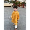 Áo dài Tết Trung Thu 2.026 bé trai vải gấm Hoàng Long 3 màu Ngọc Diệp ND25.967 giá 80.000 VND 6