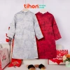 Áo Dài Tiệc Tết TIHON cho Bé Trai Gấm cao cấp 2 màu Họa tiết Tranh Thủy Mặc giảm còn 420.000đ