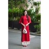 Áo Dài Truyền Thống Đỏ Hồng Thanh Lịch Giá 550k, Giảm Đặc Biệt, Phong Cách Lễ Hội 2