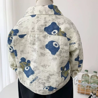 Áo Denim bé trai 2-6 tuổi mùa xuân thoáng mát, nhẹ khí, phiêu lưu Malaysia