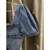 Áo denim eo bao chun size S, giá chỉ 250.000đ, khuyến mãi giảm 50k 4