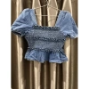 Áo denim eo bao chun size S, giá chỉ 250.000đ, khuyến mãi giảm 50k 5