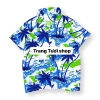 Áo đi biển cây dừa cho gia đình – Áo sơ mi nam nữ, vải nhẹ thoáng mát, giảm giá 58.500₫ | Trang Tươi Shop 4