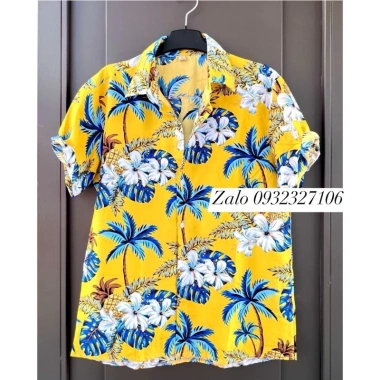Áo đi biển cây dừa cho gia đình – Áo sơ mi nam nữ, vải nhẹ thoáng mát, giảm giá 58.500₫ | Trang Tươi Shop 6