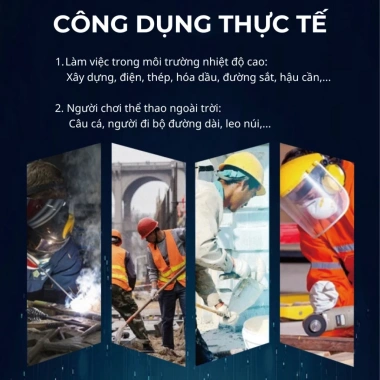 Áo Điều Hòa SWI Công Nghệ Cao Pin 50.000mAh, Quạt 9 Cánh, Chạy 10‑15h, Chống Nắng Nóng UV – 342.000₫ 7