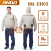 Áo điều hòa vải kaki không pin không quạt, có mũ trùm - Giá chỉ 182.000 VND 6