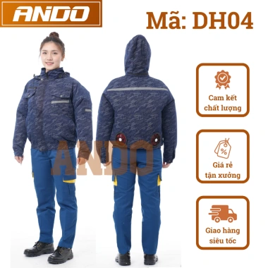 Áo điều hòa vải kaki không pin không quạt, có mũ trùm - Giá chỉ 182.000 VND 7