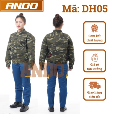 Áo điều hòa vải kaki không pin không quạt, có mũ trùm - Giá chỉ 182.000 VND 8