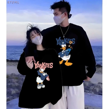 Áo Đôi Sweater Họa Tiết Hoạt Hình 2.026 Nhiều Màu 380Gsm Vải Nỉ Cao Cấp Local Brand RTOML Giá 119.999 VND
