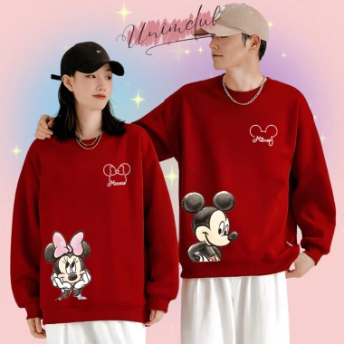 Áo Đôi Sweater Họa Tiết Hoạt Hình 2.026 Nhiều Màu 380Gsm Vải Nỉ Cao Cấp Local Brand RTOML Giá 119.999 VND