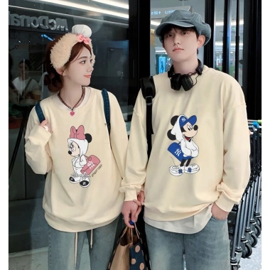 Áo Đôi Sweater Họa Tiết Hoạt Hình 2.026 Nhiều Màu 380Gsm Vải Nỉ Cao Cấp Local Brand RTOML Giá 119.999 VND