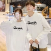 Áo đôi sweater Trụ Cột Nóc nhà đen trắng - Áo nỉ bông cặp hot trend, chỉ 146,020₫