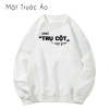Áo đôi sweater Trụ Cột Nóc nhà đen trắng - Áo nỉ bông cặp hot trend, chỉ 146,020₫ 9