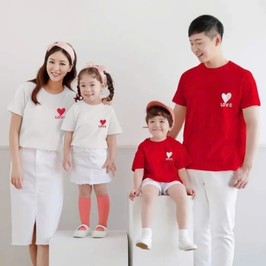 Áo đồng phục gia đình 3-5 người thun cotton mềm mịn, giá chỉ 55.000₫ (giá gốc 68.750) 5