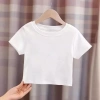 Áo Gái Thun Cotton Hình Hoạt Hình Ngắn Tay Cổ Tròn KPop Mùa Hè Giá 143.332 VND