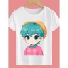 Áo Gái Trắng Cotton Unisex Ngắn Tay Hè 2.025 Cho Bé Thoáng Mát Giá 100.333 VND 5