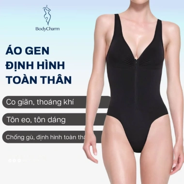Áo Gen Định Hình Toàn Thân Khoá Kéo Bodysuit Nâng Mông Xiết Eo TT010 529.999đ